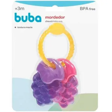 Mordedor com Agua Uva Roxo e Rosa Buba